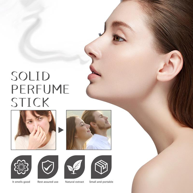 Bliss Solid Perfume - Attracting Fragrance for Women and Men, Refreshing Floral Notes, Long-Lasting Scent, Daily and Dating Essential, Ideal Gift