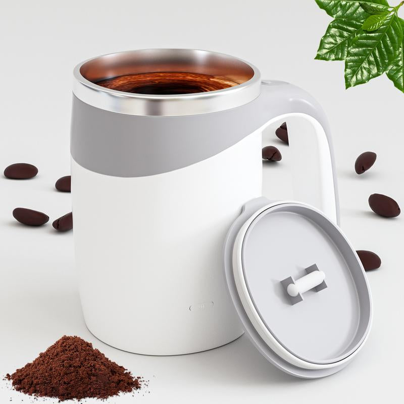 Nestlenook&Co Automatic Stirring Coffee Mug,Usb-C Rechargeable Self-Stirring Mug,One-Touch Operation Stirring Mug,Stirring Coffee ，Drinkware Cup Reusable Portable Electric Usb Rechargeable Self Coffee Powder Coffee Milk Tea Coffee Cup Gift
